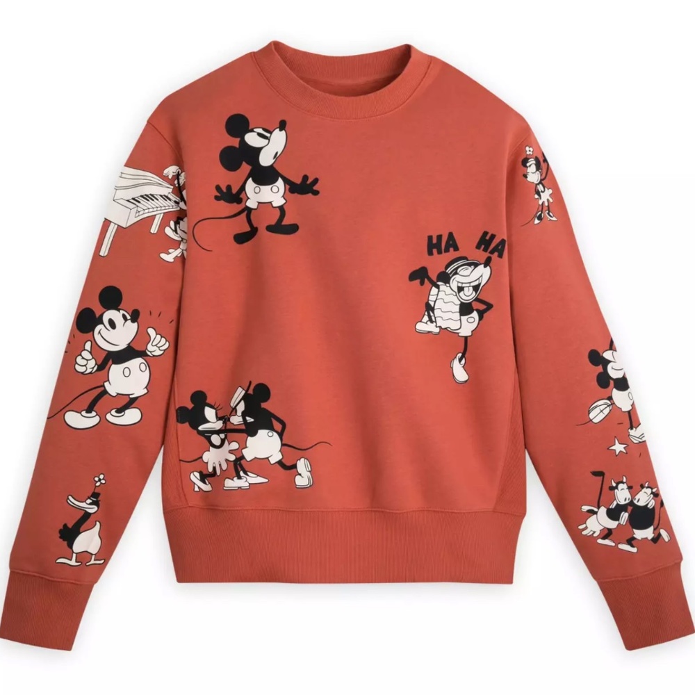 Disney Store Mickey Mouse Sweatshirt For Adults Size Medium
